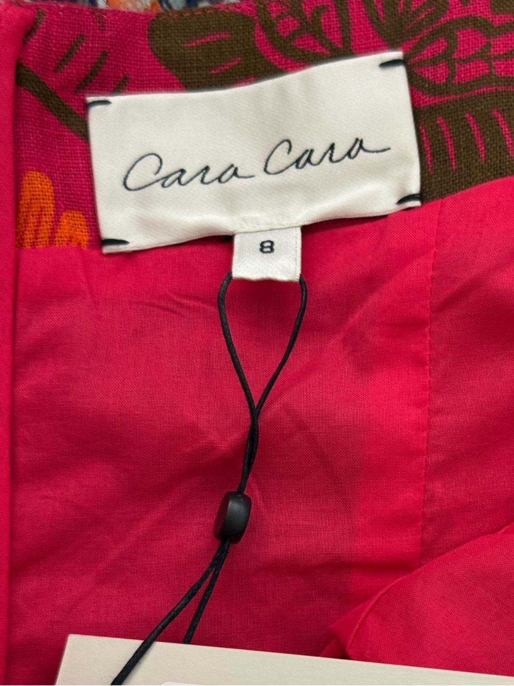 NWT Cara Cara Perla Halter Tropical Mini Dress Sanibel Island Pink Size 8 - Picture 16 of 16